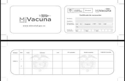 carnet de vacunacion colombia